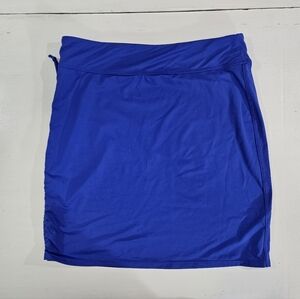 Athleta Celine cinch blue skirt women's size small